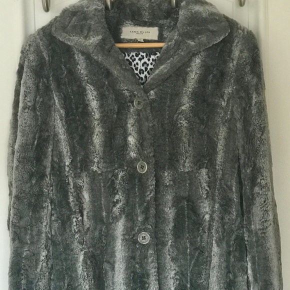 Vintage Karen Millen faux fur coat PRICE DROP!!!! - Picture 2 of 9